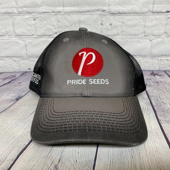 Farmer Trucker Hat Mesh Cap Snapback Gray Black Pride Seeds CANTERRA Embroidered - Picture 6 of 10